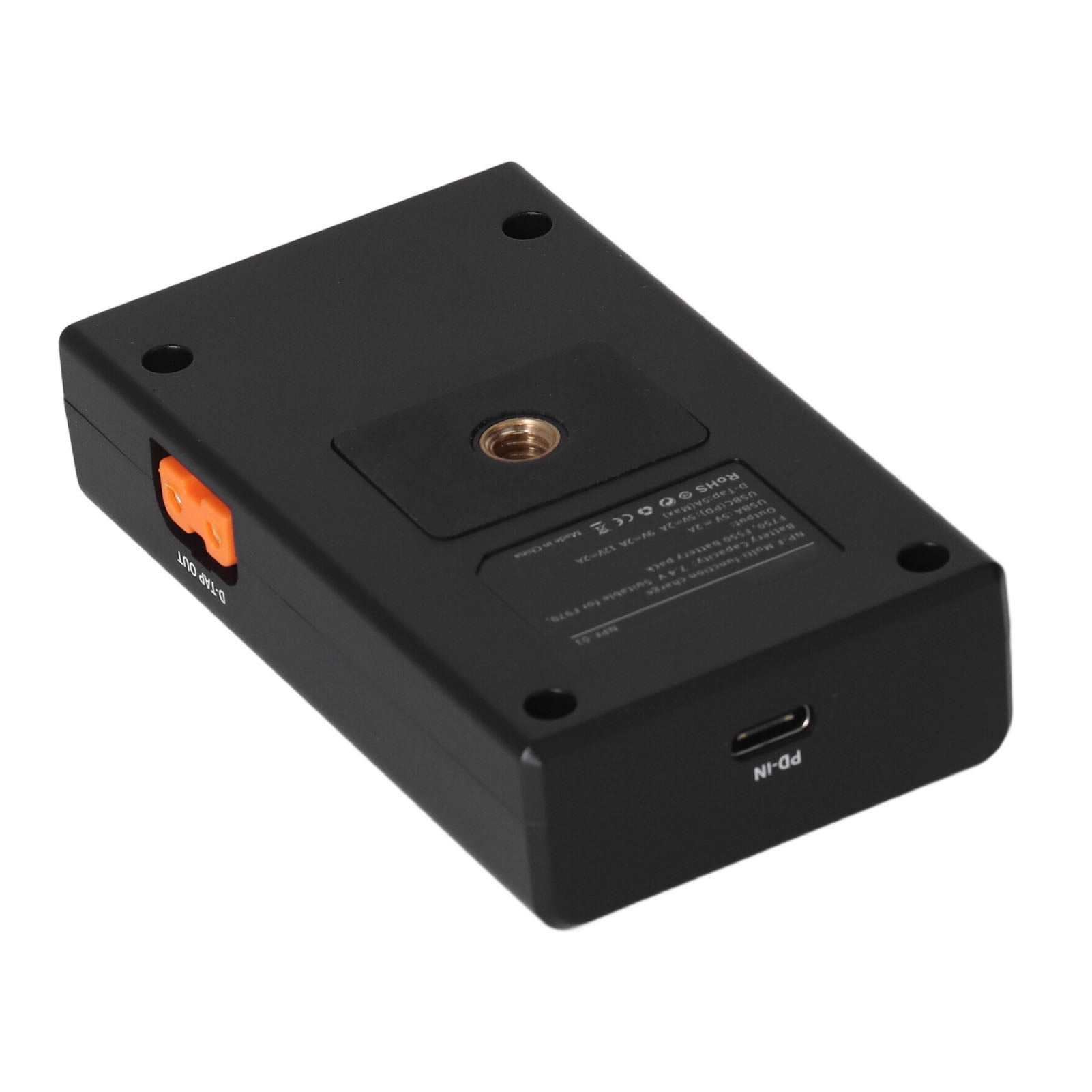 NPF Battery Adapter Plate with D TAP Type C USB A Output Battery Fast Charger with Indicator Lights for NPF550 F570