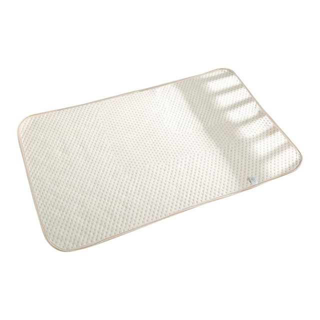 Leutsin Matelas Imperméable pour Lit de Bébé, Protège-Matelas Antidérapant Robuste, Tapis de Protection contre l'Incontinence pour Enfants et Adultes, Blanc