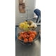 thumbnail image 2 of Cesta de frutas de 3 niveles Plata 30x40cm Soporte de frutas de metal grande Soporte de frutas Rojo Verde, 2 of 5
