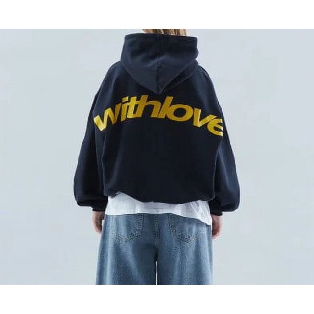 Pull à Capuche Taille Européenne Automne et Hiver Hommes et Femmes Mode Décontractée Plus Velours Couple