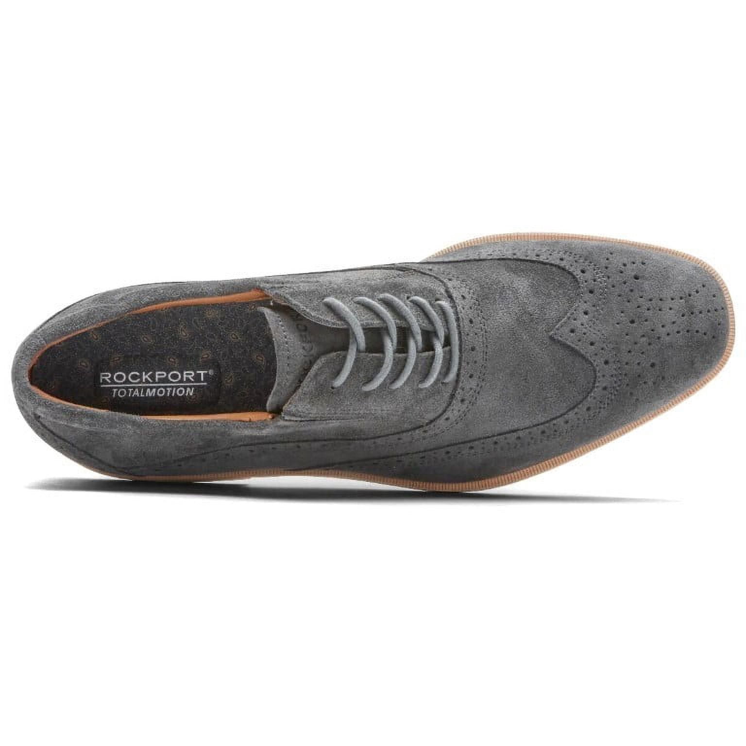 Rockport Men’s Total Motion Sport Wingtip Oxford Gray, Size 10 Wide Men main image 3