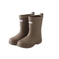 thumbnail image 5 of SgJHXb Kids Rain Boots, Girls Waterproof Rain Boots with Easy-on,Brown,Sizes 2 Big Kid, 5 of 6