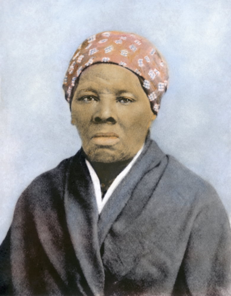 Harriet Tubman (1823-1913). /Namerican Abolitionist. Oil Over A Photograph, 1895. Poster Print ...