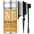 thumbnail image 1 of Slick Back Hair Brush Set: Hair Wax, Edge Brush, Rat Tail Comb, Bristle Brush, Hair Bun Accessories, Smoothing Brush for Women & Kids, 1 of 1
