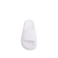 thumbnail image 3 of Thick Cushioned Platform Comfy Slippers for Women and Men Summer Beach ?Indoor Outdoor Rubber Open Toe Slides (White, Women 6/Men 4 ), 3 of 5