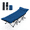 Grey, variant on LIFERECORD Folding Camping Bed, Adjustable Camping Cot for Adults, Portable Reclining Lounge Chair with Mattress/Pillow, Sturdy Camping Cots for Indoor/Outdoor, Blue