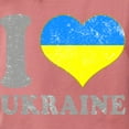 thumbnail image 3 of CafePress - I Love Ukraine Native Ukrainian Flag T Shirt - Womens Comfort Colors® Shirt, 3 of 4