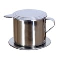 thumbnail image 2 of opvise 50/100ml Vietnam Style Stainless Steel Coffee Drip Filter Maker Pot Infuse Cup, 2 of 8