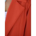thumbnail image 4 of Blazer PRETTYGARDEN 2025 Manga Larga Bolsillos Naranja Rojo L, 4 of 8