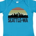 thumbnail image 4 of Inktastic Seattle Washington Skyline Sunset Boys or Girls Baby Bodysuit, 4 of 5