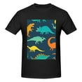 thumbnail image 4 of Bingfone Hand Drawn Seamless Men'S Loose Fit Short-Sleeve Pocket T-Shirt, 4 of 7