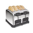 thumbnail image 1 of Hamilton Beach Tostadora Clásica de 4 Rebanadas con Tecnología Sure-Toast y Potencia Automática para Levantar Panes Más Pequeños, Acabado de Acero Inoxidable Pulido, 24782, 1 of 5
