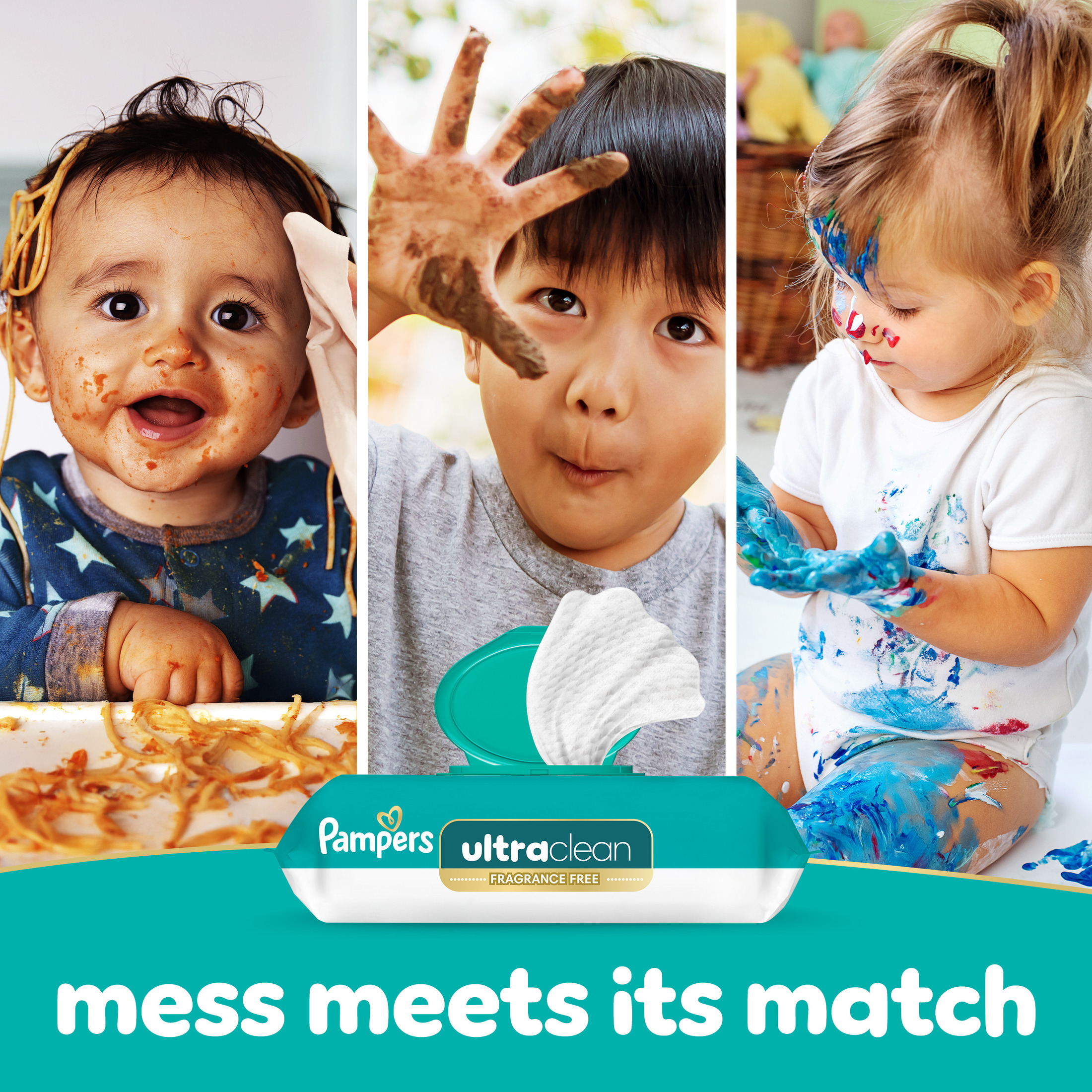 Pampers Ultra Clean Baby Wipes, 8-Pack, 624 Count photo 4