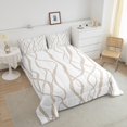 thumbnail image 4 of Erosebridal Ensembles de Couettes Abstraites Format Simple pour Ados, Couettes et Duvets à Rayures Géométriques, Insert de Couette Réversible Minimalisme Moderne, Décoration de Chambre Légère, 2 Pcs, 4 of 8
