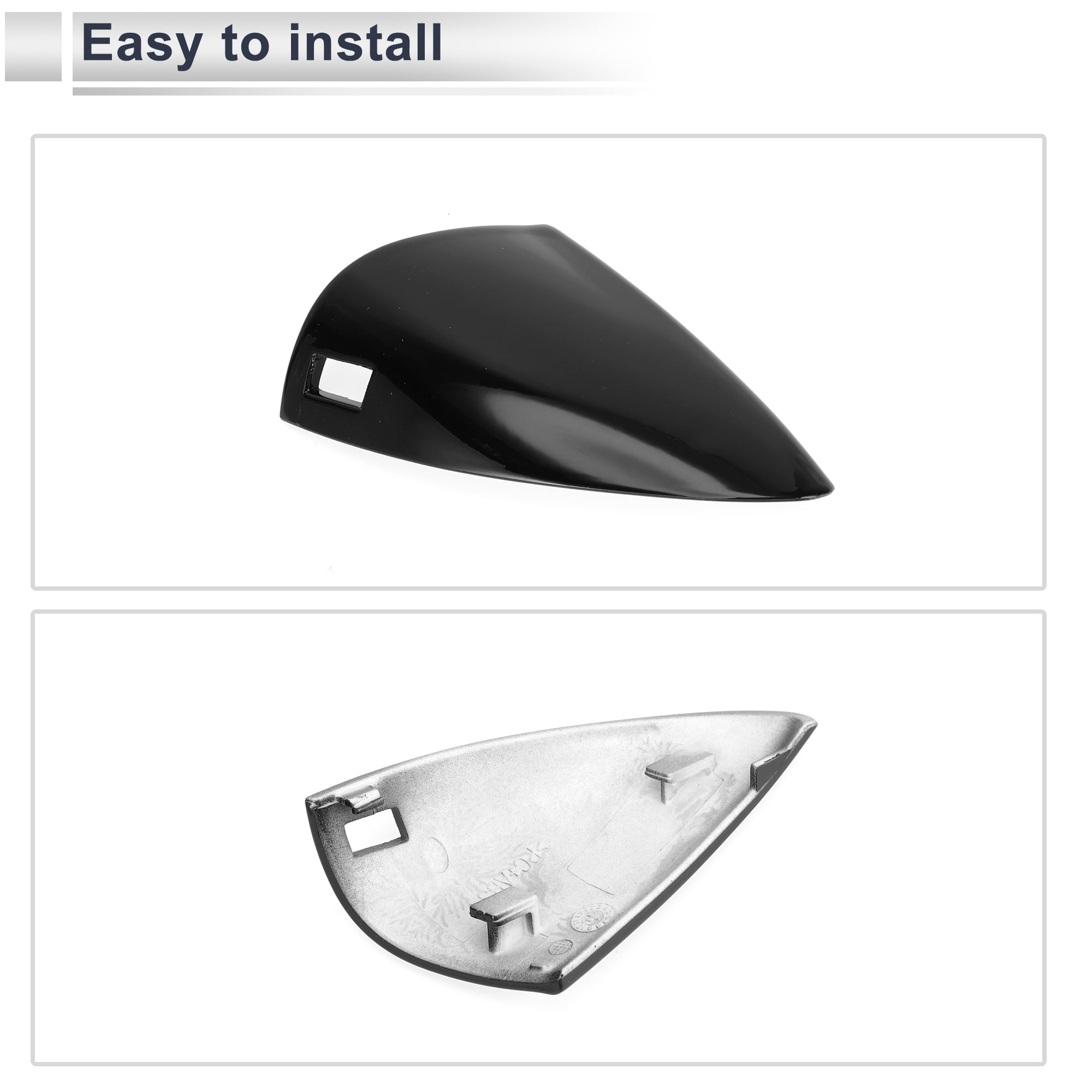 Unique Bargains Front Left Door Handle Cap Cover for Hyundai Elantra MK7 Black