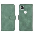 thumbnail image 2 of Pour Google Pixel 4A 4G Étui à Rabat en Cuir PU avec Fentes pour Cartes, Support, Livre, Étui Folio Pliant - Vert, 2 of 5