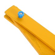 VERDANVERSE Yellow Plastic Math Compass for School Use, Drawing, Teaching Tool for Physics and Math