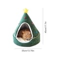 thumbnail image 2 of Árbol De Navidad Casa De Gato Cama Capaz De La Cama De Gato Casa De Mascota Hecho PP Algodón De Algodón Y Temperatura De Bloqueo Exquisito Trabajo De Trabajo, 2 of 8