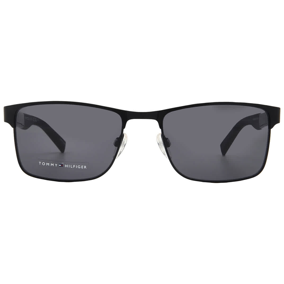 Tommy Hilfiger Black Rectangle Sunglasses - TH2040S-0807-IR