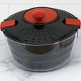 thumbnail image 3 of Emeril Lagasse 4L Vegetable Washer Dryer Drainer Strainer with Bowl & Colander, Multi-Use Lettuce Spinner, Fruit Washer, Pasta and Fries Spinner, 3 of 6