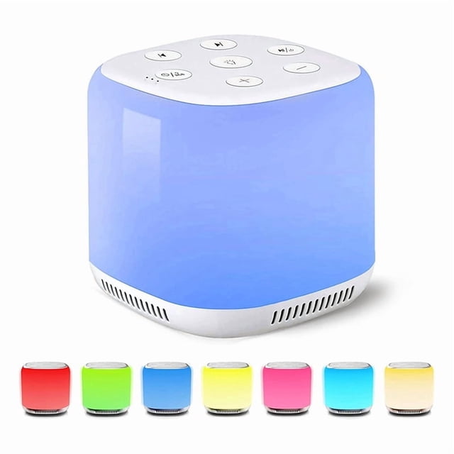 White Noise Machine with 7 Color Night Light and 34 Sleep Aid Sounds for Soothing Emotions,Promoting Sleep,Sound Machine
