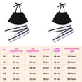 thumbnail image 7 of Toddler Baby Girl Clothes Off Shoulder Halter Tube Top Shirt Striped Long Pants Summer Outfits, 7 of 7