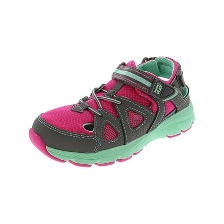 Stride Rite Made 2 Play Ryder Grey / Pink Ankle-High Fashion Sneaker -