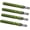 4pcs Green Ferro Rods, variant on 4‑Pack Ferro Rod Fire Starter Sticks, Weather‑Resistant Flint Fire Striker for Camping Hiking Emergency Survival Use