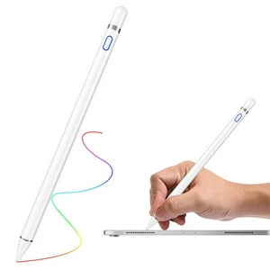 ✓Lápiz táctil universal de punta fina con función magnética compatible con  IOS y android, para tablet y smartphone podrás dibujar, escribir…