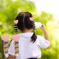 thumbnail image 3 of Fiudx Diadema con Lazo, Banda Elástica Suave, Elegante Cuerda de Fibra de Poliéster, Solución Rápida para Peinarse, Ideal para La Rutina Matutina, Accesorios para Niña (2 Paquetes Incluidos), 3 of 4