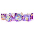 thumbnail image 1 of Metallic Dice Games LIC934 7-Set Sharp Edge Resin - Royal Geode Dice Game, 1 of 1