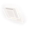 thumbnail image 4 of Steplessly Dimmable LED Ceiling Light Fixture, Iron and Acrylic Material, Remote Control, Bedroom Hall Use, 4 of 7