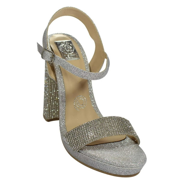 SANDALIAS DE VESTIR LEON MUJER PLATA SINTETICO 444417 LEON 444417p