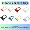 thumbnail image 2 of Sim Card Tray Slot Replacement Holder for Apple Iphone 7 - Brand New (2 Pack), 2 of 2