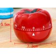 thumbnail image 4 of Temporizador de cocina, temporizador de cocina de 60 minutos, bonita forma de tomate, rotación de 360 ​​grados, temporizador de cocina mecánico, temporizador de cuenta regresiva, para aprender a coci, 4 of 4