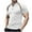 White, variant on AHTJRT Men's Athletic Short Sleeve Golf Shirt Lightweight Breathable Contrast Shoulder Panels Sporty for Workout Casual Wear Blouse White XL
