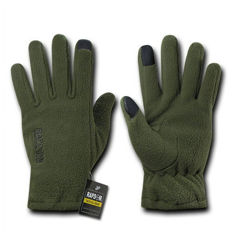 Rapid Dominance T46-PL-OD-01 Polar Fleece Gloves, Olive Drab - Small