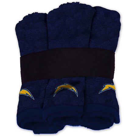 NFL San Diego Chargers Wash Cloth Set, 6-Pack