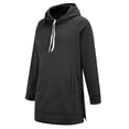 thumbnail image 5 of Certgust Hoodies Womens Loose Hoodie Long Hooded Tops Ladies Sweatshirt Sweater Asymmetric Blouse with Relaxed Fit for Trendy Everyday Casual Wear, 5 of 9
