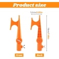 thumbnail image 2 of Handy Hook, Plastic Multi-Purpose Utility Hook, Durable, Adjustable Elbow, Screw on to Standard Thread Extension Pole for Hanging Bird Feeders, Christmas Lights, Ropes, Boats, Pool, 2 of 5