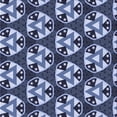 thumbnail image 1 of Ahgly Company Machine Washable Indoor Square Transitional Blue Area Rugs, 4' Square, 1 of 7