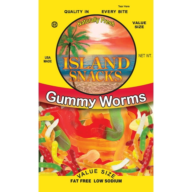 GUMMI WORMS 8 OZ