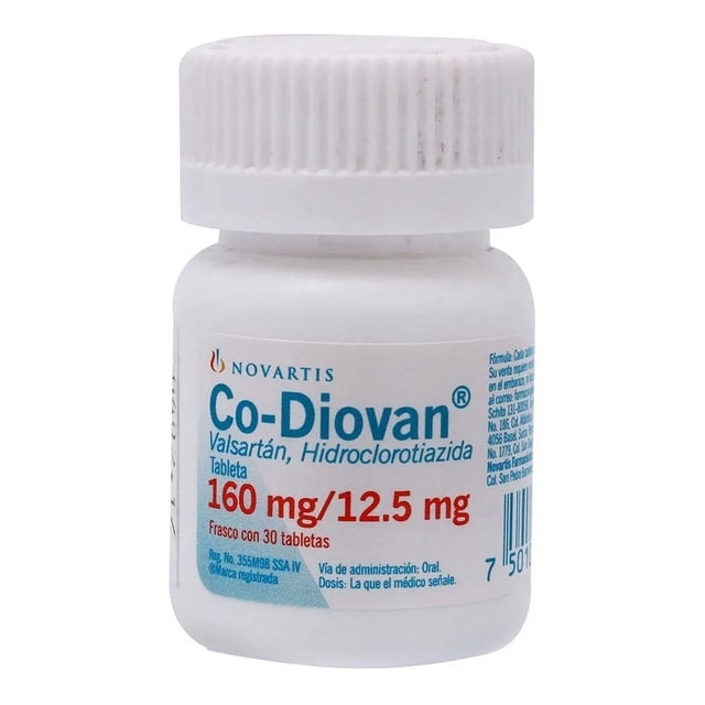 Co-Diovan 160/12.5mg 30 tabletas