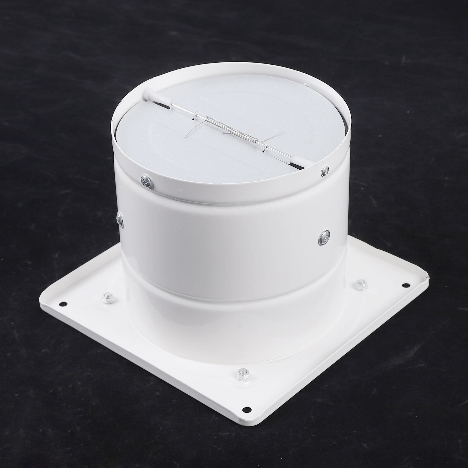 Denest 5657 6'' Duct 650㎡/h 40W 110V Iron Exhaust Fan Type 50 dB, 2800 r/min for Bathroom - White