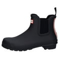 thumbnail image 2 of Hunter Original Chelsea Tri Colour Logo Backstrap Rubber Women's Boots (Black, 5 UK - 38 EU - 7 US), 2 of 4