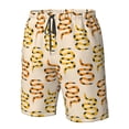 thumbnail image 5 of Naloa Hand Drawn Snake Men's Beach Shorts, Surfing shorts, Swim trunks, Quick Dry Swim Trunks for Surfing Beach Fun - X-Large, 5 of 9