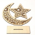 thumbnail image 2 of Injueey Paquete de 2 adornos de Lasser Bairam Moon Islam estilo con Pedestal Corban Festival adornos de para manualidades JM01354 Type3 NO3 Injueey HA011757-02, 2 of 6