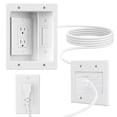 thumbnail image 1 of Kit corrector de cables Celendor In Wall con placa de pared, 1 of 8