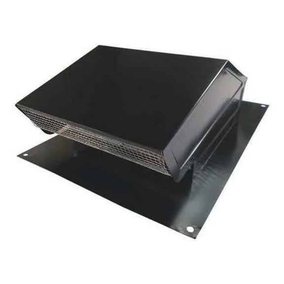 Roof Cap 10 Inch Duct Size - Steel Construction with Backdraft Damper & Screen