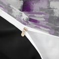 thumbnail image 4 of Homewish Purple Abstract Grid Duvet Cover Queen,Vintage Artwork Queen Bedding,Black Reversible,3-Piece,1 Duvet Cover and 2 Pillowcases, 4 of 6